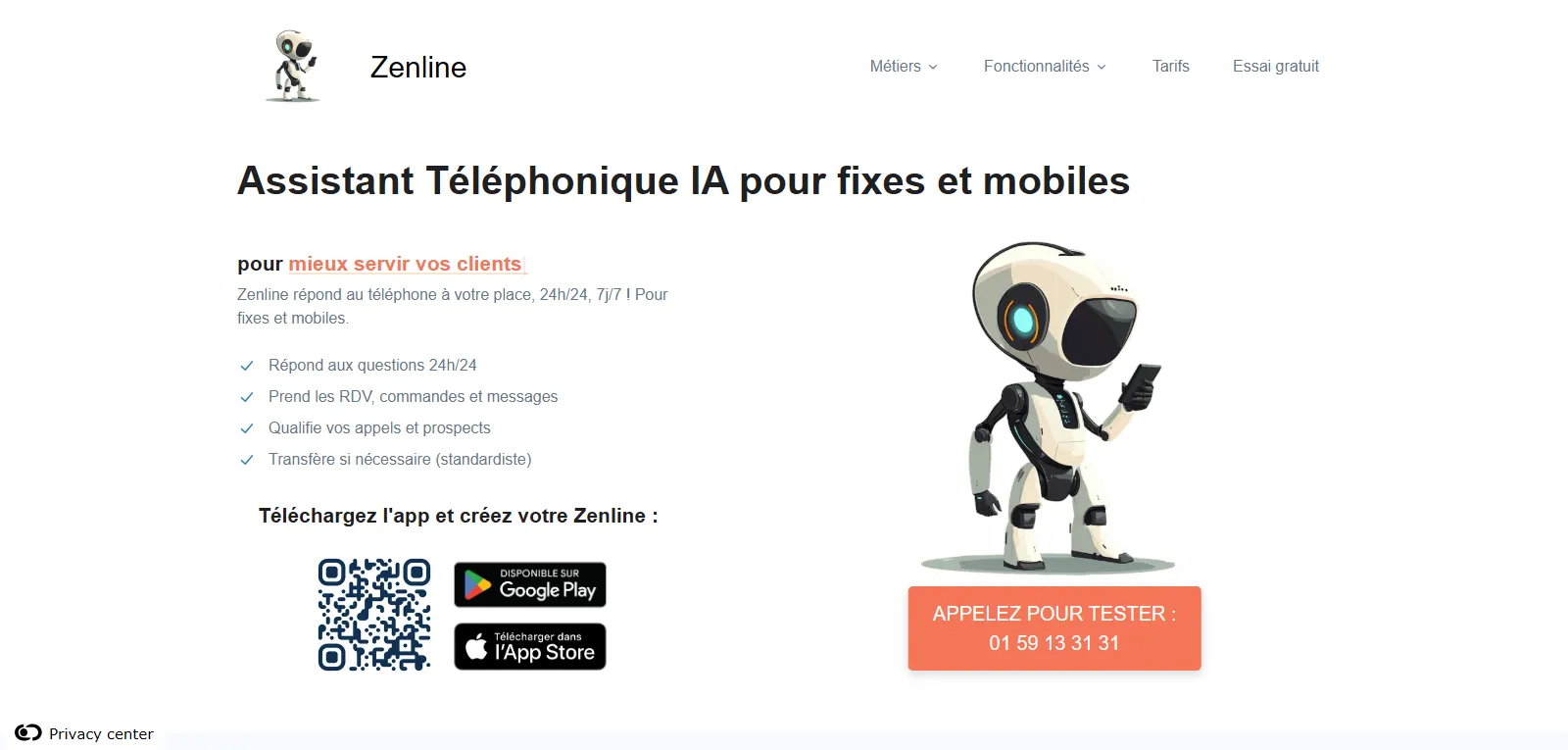 Capture d'écran de Zenline